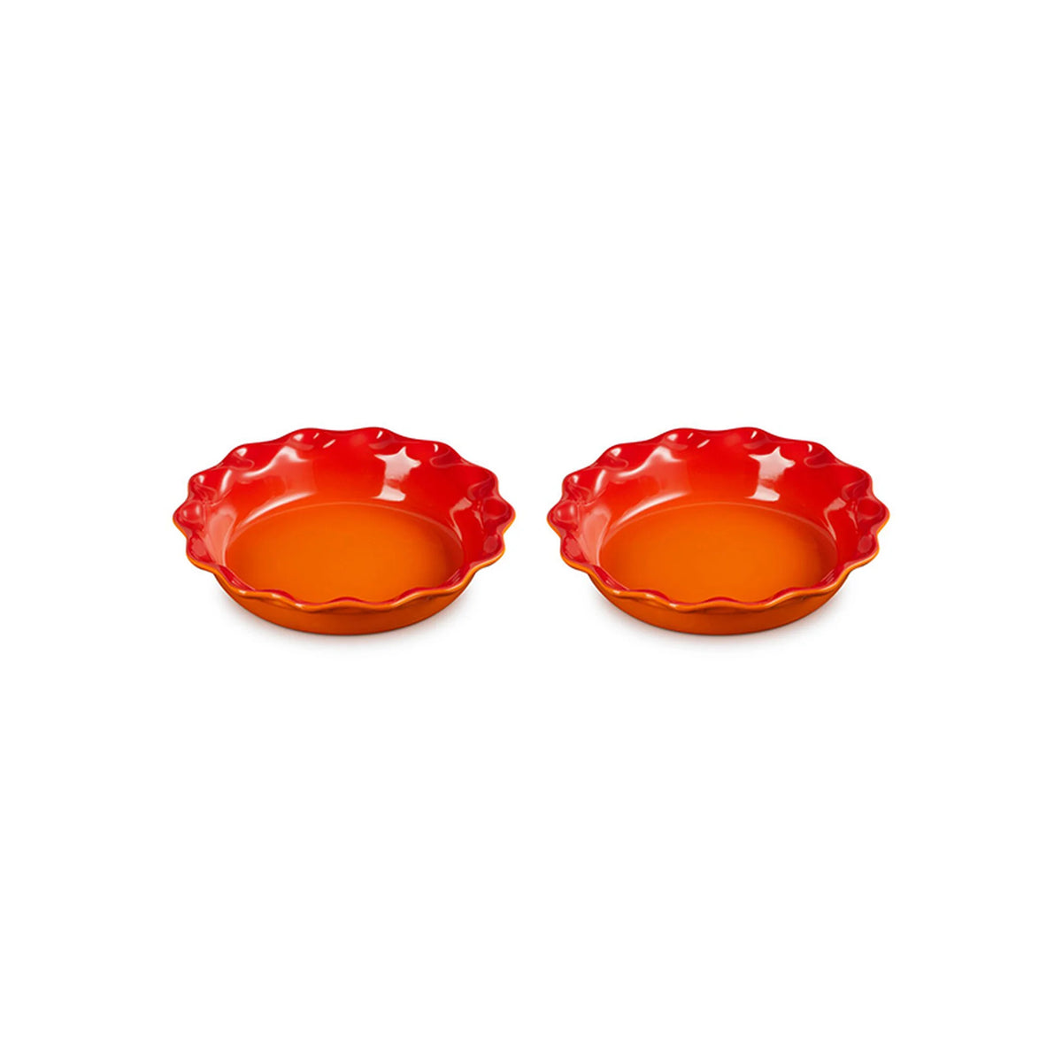 Heritage Fluted Pie Dish 2-Piece Set